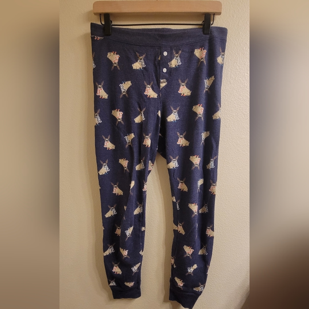 Old Navy Reindeer Pug Jogger Pajama Pants
